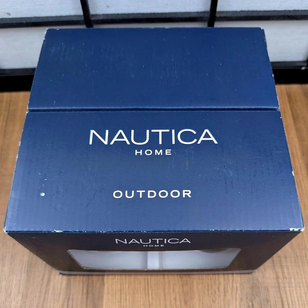 Nautica Home Outdoor Set of 4 Stemless Wine Glasses 15oz BPA Free Clear‎